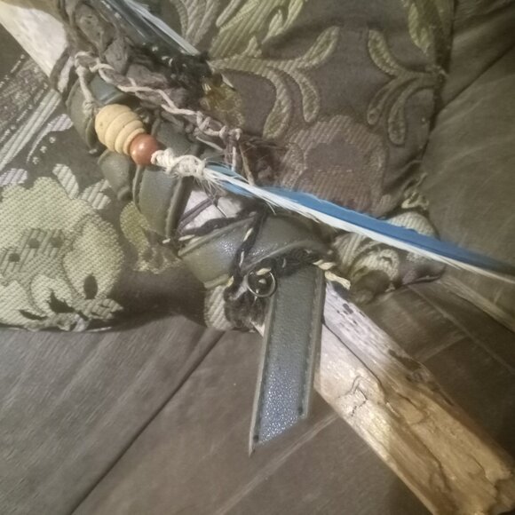 One of a Kind Wand-Handmade with authentic ancient artifact chovihani Stick - Picture 14 of 16